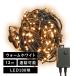  рождественская иллюминация ювелирные изделия свет LED теплый белый 12m лампа 100 лампочка водонепроницаемый модель объединенный для штекер имеется розетка 880071