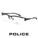 ポリス メガネ POLICE 眼鏡 vpld77j-0bk3 メンズ 男性用 ナイロール ハーフリム 型 メタル チタン 黒ぶち ブランド ジャパンフィット βチタン 軽量