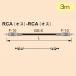 CANARE RC03 линия кабель 3m( чёрный ) [ повышение цены передний цена / ограниченное количество ]