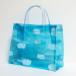  Sunny te- винил сумка SS размер . рисунок голубой [ сделано в Японии ] прозрачный сумка [ прозрачный сумка ] модный sauna офисная работа спорт Jim мужской женский бассейн горячие источники 