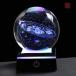 3D космос K9 Crystal Ball солнце серия модель день рождения подарок мужчина женщина ребенок .. популярный интерьер стиль .. кристалл шар LED свет основа непрямое освещение ..