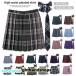  форма студент форма юбка 3 позиций комплект бабочка ..+ галстук + юбка 35 модель в клетку юбка в складку ( school * форма ) женщина высота сырой юбка женский ученик старшей школы 