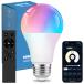 E26 LED лампа RGB W 10W лампа цвет днем свет цвет днем белый цвет Appli Bluetooth дистанционный пульт смартфон функционирование 1 шт 