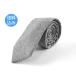  узкий галстук маленький галстук хлопок 100% простой серый 