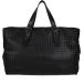  Bottega Veneta BOTTEGA VENETA сетка большая сумка Large ручная сумочка плечо .. плечо 2way путешествие мужской кожа черный чёрный 189632
