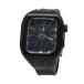  рукоятка bru Ricci HUMBLE RICH часы имеется Apple часы Apple Watch покрытие кейс мужской женский унисекс 41mm SS Raver черный 