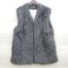  Needles V Neck Vest-Acrylic Fur Curl мех лучший акрил FK063 прекрасный товар мужской S размер серый зима needles внешний DM8541#