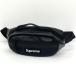 Supreme Supreme кожа сумка-пояс Leather Waist Bag 23FW поясная сумка сумка "body" мужской черный сумка DF18305#