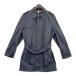 BURBERRY BLACK LABEL Burberry Black Label пальто с отложным воротником мужской M размер черный внешний DM20283#