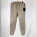 WJK двойной J Kei тренировочный брюки basic rib sweat pants 5217cj31h мужской S размер бежевый низ A15504*
