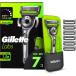 Gilletteji let ... корпус бритва 7 шт с футляром kami санки . меч мужской глубокий ..labo