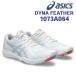  ping-pong shoes Asics asics DYNA FEATHER white × pure silver unisex 1073A064