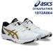  ping-pong shoes Asics asics DYNA FEATHER white × pure silver unisex 1073A064