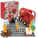  блок игрушка Duplo такой же размер Sunwards официальный пожарная машина блок Duplo Anpanman блок пожарная машина игрушка основа доска 16PCS