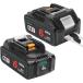 Waitley �E�B�g�� Makita �}�L�^ 18V �o�b�e���[ �S�V�^�C�v USB�[�d�@�\�t�� Type-C�[�q�t�� ���e��6000mAh  �������Z������ �f�W�^���c�ʎw���t ��N�ۏؕt��