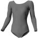 P520 женщина гимнастика Leotard длинный рукав цвет ( черный ) размер (XL)