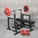  bench Press комплект IROTEC( I ro Tec ) build выше проигрыватель черный R100 / штанга комплект bench Press .tore тренировка механизм тренировка прибор 