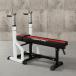 [ outlet ]IROTEC( I ro Tec ) гипер- складной bench / bench Press тренировка прибор .tore прибор штанга Home Jim 