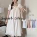  negligee spring summer short sleeves One-piece cotton long height negligee pyjamas lady's part shop put on dressing up easy 