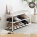  вход bench обувь подставка ширина 80cm 3 уровень высота 44cm вход стул bench полка подставка для тапочек модный вход место хранения обувь место хранения подставка обувь коробка стойка для обуви Palam(pa Ram ) 2 цвет соответствует 