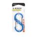  Night I z(NITE-IZE)( мужской, женский ) предотвращение преступления предотвращение бедствий S type брелок для ключа esbina- aluminium 3 голубой NI04192