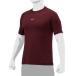  Mizuno (MIZUNO)( мужской, женский ) бейсбол нижняя рубашка low шея короткий рукав 12JAAP3063 скорость .