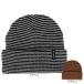 AUTUMN(AUTUMN)( мужской, женский ) Beanie вязаная шапка AT24 STRIPE BLACK