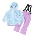  Joy ride (JOYRIDE)( Kids ) одежда для лыжников девушки костюм верх и низ в комплекте JOG-4311-SAX