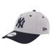  New Era (NEW ERA)( Kids ) шляпа колпак Kids Youth 9FORTY 2-Tone New York *yan Keith серый 14671599