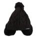 shu Toro ire(STREULE)( Kids ) Junior уголок имеется pompon вязаная шапка ST25FB0083 BLK