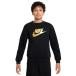  Nike (NIKE)( Kids ) Junior одежда Club флис вырез лодочкой спортивная фуфайка HQ0975-010