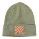 watsu(WATTS)( мужской ) шляпа Beanie CUFFED PIANO 1PIANO OLIVE