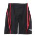  скорость (SPEEDO)( Kids ).. купальный костюм Junior мужчина . плавание Flex Zero jama-WA одобрение модель чёрный × красный 130-150 размер SCB62603F KR рейсинг 