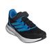 Adidas (adidas)( Kids ) Junior спорт обувь липучка ремень имеется спортивные туфли core faito5 черный голубой NLD75-JP9399 тренировочная обувь 