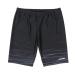  Converse (CONVERSE)( Kids ) школьный купальник Junior мужчина . плавание CV кромка окантовка 2WAY чёрный 140-170 размер 775461-26BLK свободно Roo z Fit UV cut 