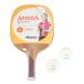 nitak(Nittaku)( мужской, женский, Kids ) настольный теннис ракетка MIMA авторучка SS NH5158