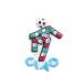 Crocs (crocs)( мужской, женский, Kids )ji Bit'z очарование FIFA World Cup Ciao 10018347