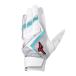  Mizuno (MIZUNO)( Kids ) batting для перчатка бейсбол Junior Will Drive красный обе рука для 1EJEY55401