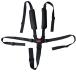 CXINCFBFUSH chair belt 5 point type stroller belt safety belt type shoulder pad attaching . black 