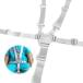 (SANJAOYEE) chair belt stroller belt 5 point type stroller belt safety fixation belt strap is 