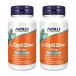 L-�I�v�e�B�W���N 30mg �C�~���[���T�|�[�g 100�� 2�Z�b�g �i�E�t�[�Y NOW FOODS L-OptiZinc 30 mg 100 Veg Capsules 2set