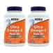 ナウフーズ ウルトラオメガ3 180錠 2個セット NOW FOODS Ultra Omega-3 180 Softgels 2set