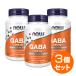 [3 шт. комплект ]gyabaGABA( Gamma amino . кислота ) 500mg +B6 GABA 500mg 100 шарик Now Foodsnauf-z