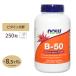 nauf-zB-50 supplement 250 bead NOW Foods vitamin B group 11 kind folic acid niacin biotin punt ton acid PABA Colin inosi tall profit size 