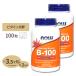  vitamin B-100 time Release 100 bead 2 piece set 