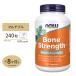 nauf-zbo-n прочность MCHA 240 шарик Capsule NOW Foods BONE STRENGTH CAPS 240 CAPS дополнение витамин D-3 C белок качество кальций 