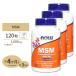 [ купон есть ]nauf-zNOW MSM 1000mg 120 шарик 3 шт. комплект NOW Foods