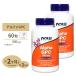 nauf-z Alpha GPC 300mg 60 шарик 2 шт. комплект NOW Foods