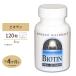  соус натуральный z биотин витамин H планшет 5mg 120 шарик Source Naturals Botin 5mg ваш заказ 
