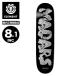 ELEMENT Element скейтборд панель скейтборд доска Canadian Maple FSC Made in Spain черный | GEOLOGY MADARS APSE 8.1inc[BG027075]